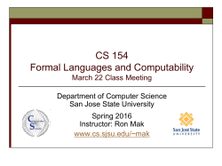 CS 235: User Interface Design - Department of Computer Science