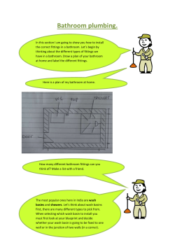 How to install a wash basin