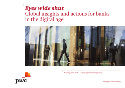 Eyes wide shut Global insights and actions for banks in the