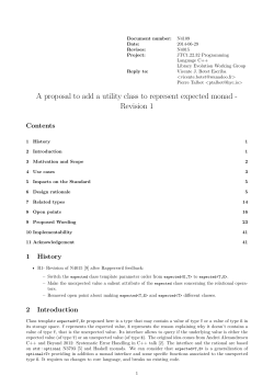 N4109 A proposal to add a utility class to represent expected monad