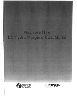 BCUC 1 005 25 01 Marginal Cost Model Report
