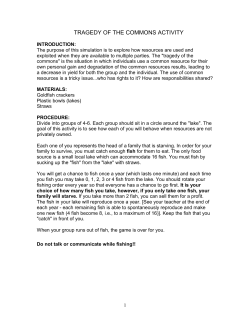 tragedy of the commons activity - Ken Pitts` Biological Science Page