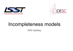 Incompleteness models