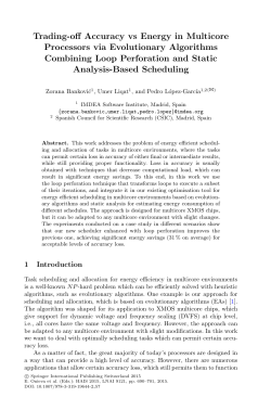 Trading-off Accuracy vs Energy in Multicore Processors via