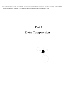 Data Compression - Inference Group