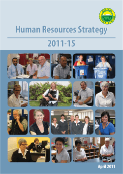 2011-15 Human Resources Strategy
