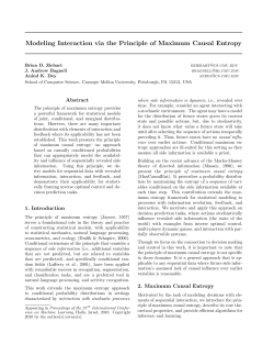 Modeling Interaction via the Principle of Maximum Causal Entropy