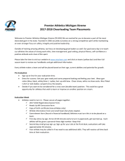 Click here for team information letter.