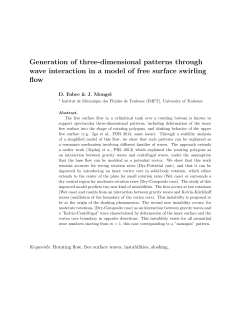 Generation of three-dimensional patterns through wave interaction
