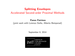 Splitting Envelopes Accelerated Second-order Proximal
