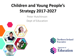 Children and Young People`s Strategy 2017-2027