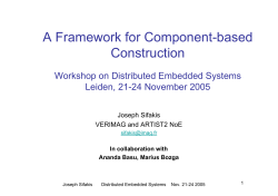 A Framework for Component-based Construction