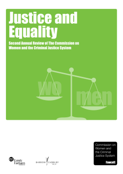 Second Annual Review of The Commission on Women and the