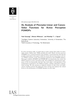 An Analysis of Piecewise-Linear and Convex Value Functions for