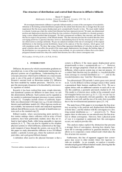 Fine structure of distributions and central limit theorem in