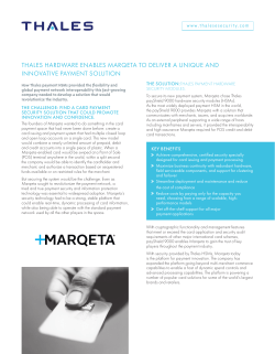 thales hardware enables marqeta to deliver a unique and innovative