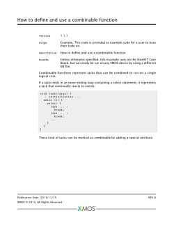 How to define and use a combinable function