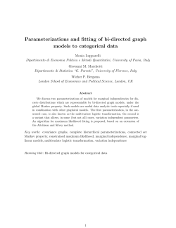 Parameterizations and fitting of bi