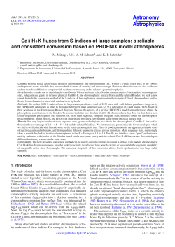 Ca II H+K fluxes from S-indices of large samples: a reliable and