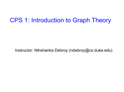 CPS 1: Introduction to Graph Theory