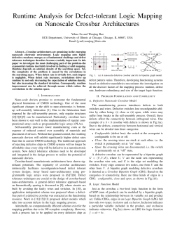 Runtime Analysis for Defect-tolerant Logic Mapping on