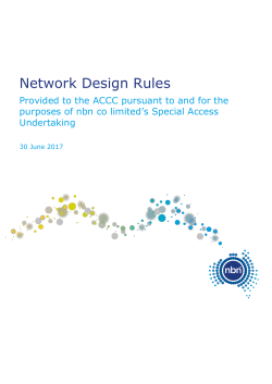 Network Design Rules