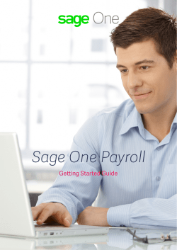 Sage One Payroll