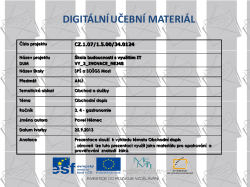 Prezentace aplikace PowerPoint