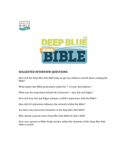 Suggested Questions - Deep Blue Kids Bible