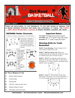 Raider Closeouts Shooting Drills for Youth Basketball Important Dates