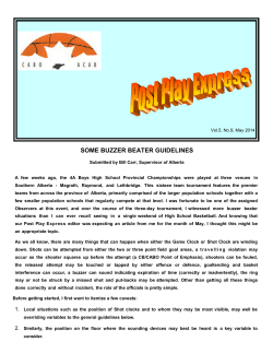 some buzzer beater guidelines