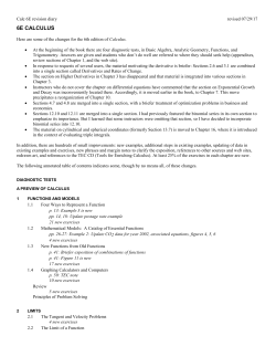 6e calculus