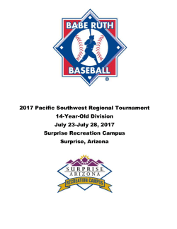14 Babe Ruth Regional Tournament Info