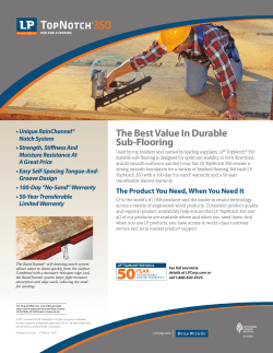 The Best Value In Durable Sub-Flooring