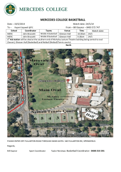 MERCEDES COLLEGE BASKETBALL