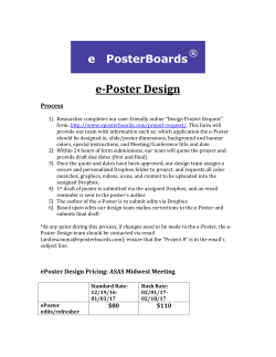 ePoster Design Pricing: ASAS Midwest Meeting