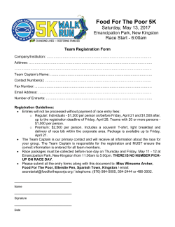 Food For The Poor 5K