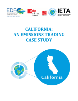 california: an emissions trading case study