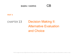 BABIN / HARRIS CONSUMER BEHAVIOR