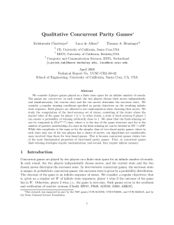 Qualitative Concurrent Parity Games