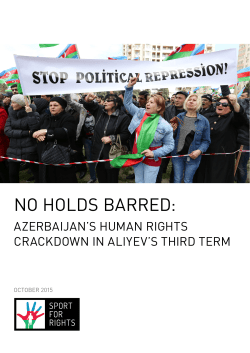 No holds barred - International Media Support