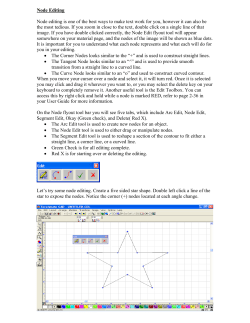 Node Editing