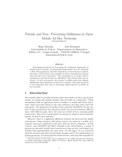 Preventing Selfishness in Open Mobile Ad Hoc Networks