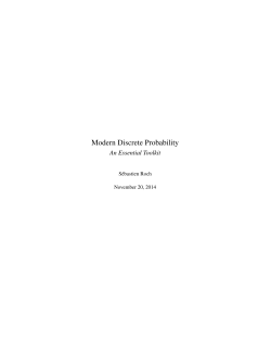 Modern Discrete Probability