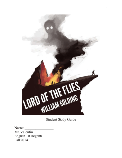 Lord of the Flies Anticipation Guide
