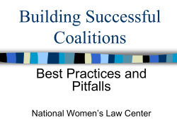 Building Successful Coalitons