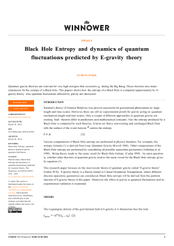Black Hole Entropy and dynamics of quantum fluctuations predicted