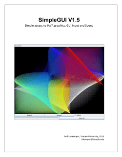 SimpleGUI V1.5 - Temple CIS
