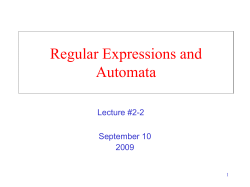 cisc882 Regular Expressions
