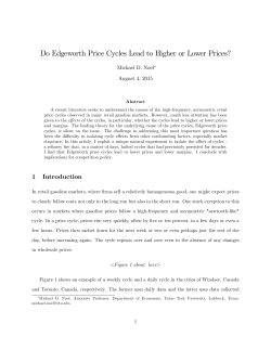 Do Edgeworth Price Cycles Lead to Higher or Lower Prices?